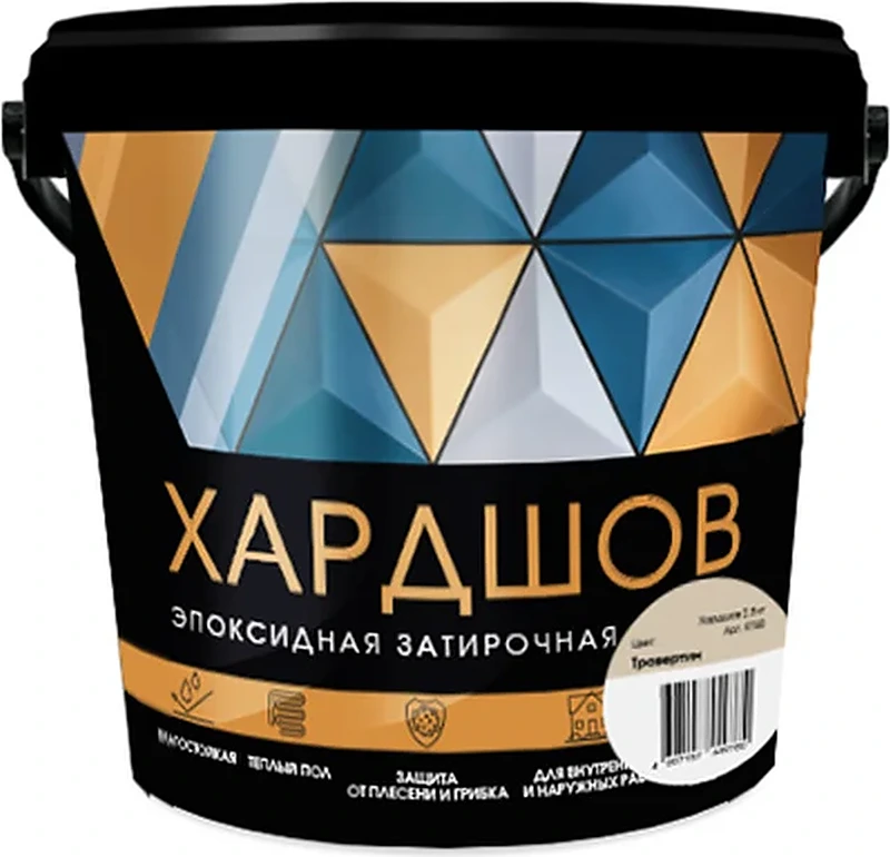 Эпоксидная затирочная смесь Perfekta Хардшов цвет 206 Травертин