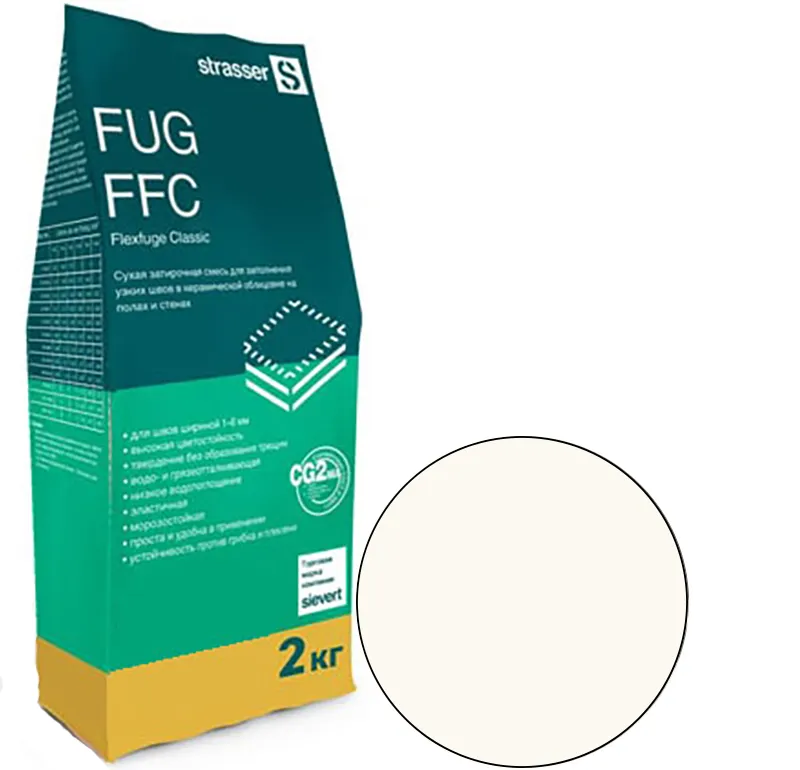 FUG FFC 13 Quick-mix Сухая затирочная смесь для узких швов 1-6 мм, жасминовый