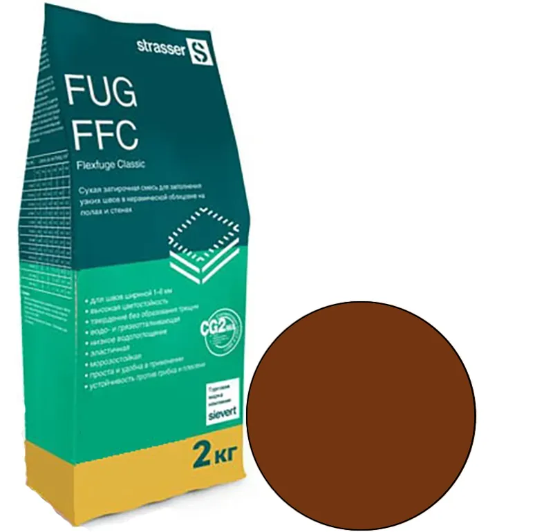 FUG FFC 29 Quick-mix Сухая затирочная смесь для узких швов 1-6 мм, шоколадный