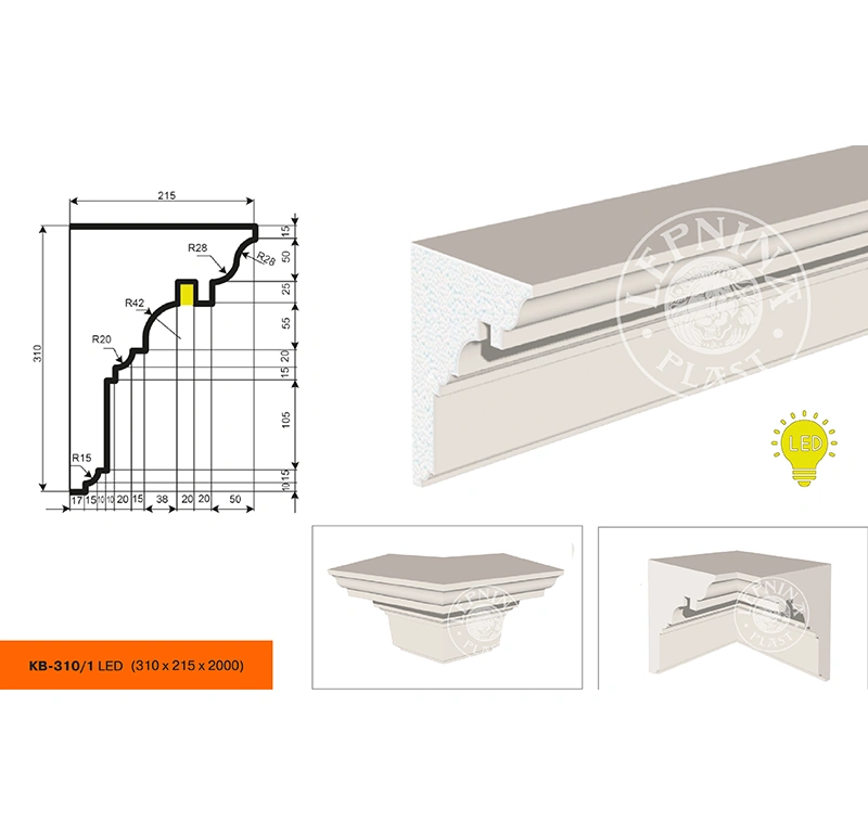 Карниз КВ 310/1 LED