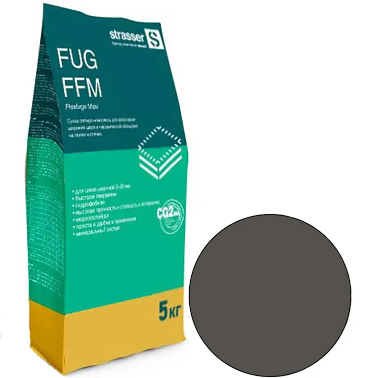 FUG FFM 34 Quick-mix Сухая затирочная смесь для широких швов 2-20 мм, темно-коричневый