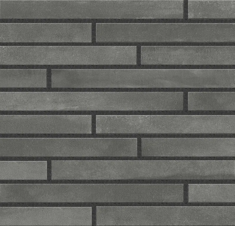 Ригельная плитка под кирпич Rondine Arenosa Dark Grey, 450x48x9,5 мм