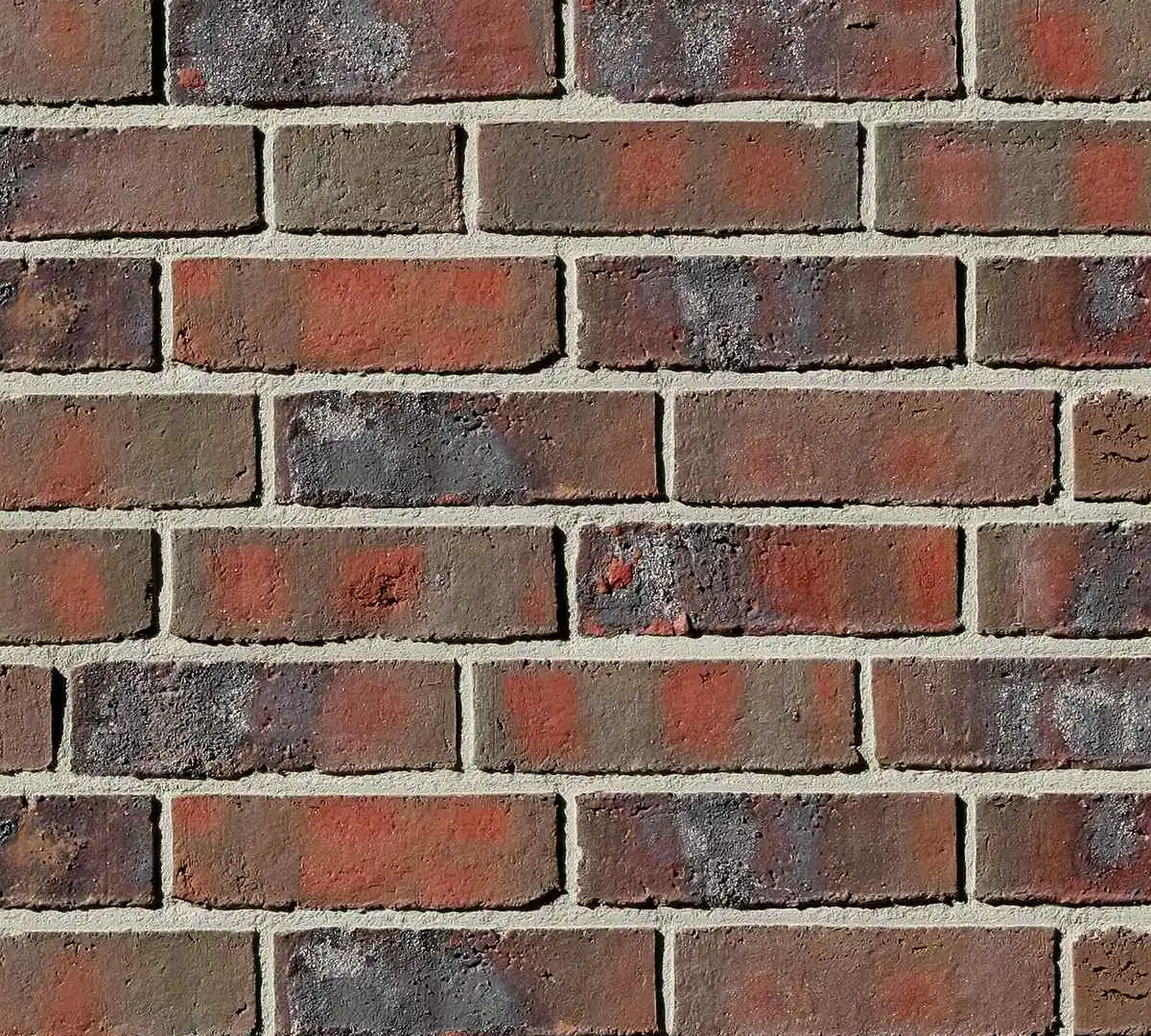 Кирпич ручной формовки Roben Wiesmoor kohle-bunt handstrich, 240x115x71 мм