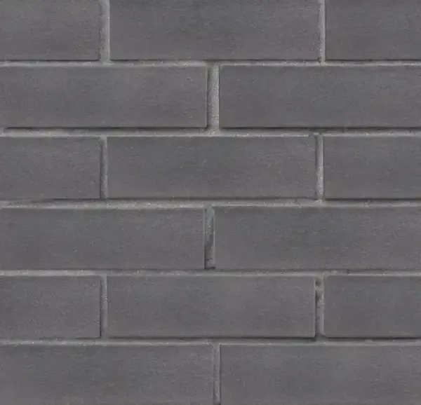 Кирпич клинкерный ЛСР графитовый Гётеборг гладкий, 250x85x65 мм