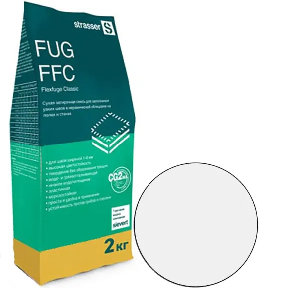 FUG FFC 06 Quick-mix Сухая затирочная смесь для узких швов 1-6 мм, серебристый