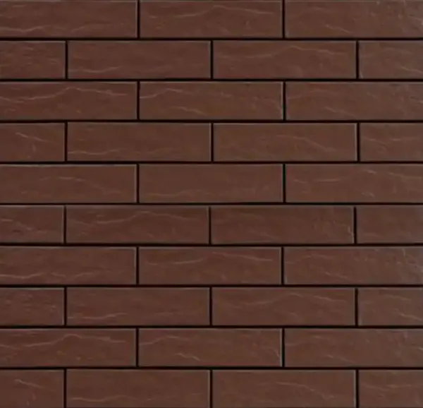 Клинкерная плитка под кирпич Cerrad Brazowa Rustiko, 245x65x6,5 мм