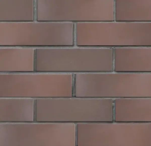 Кирпич клинкерный ЛСР тёмно-терракотовый флэш Брюгге гладкий, 250x85x65 мм
