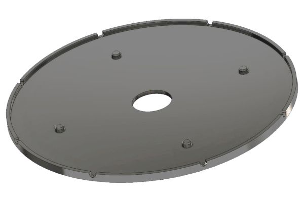 Резиновая подложка под опору HILST D210