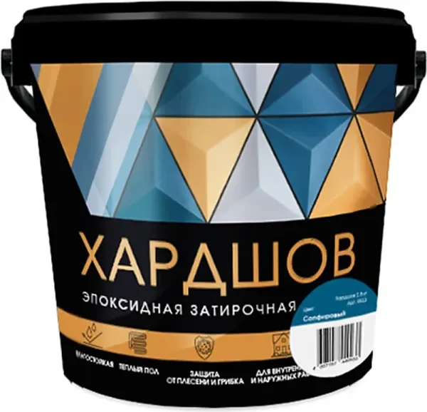 Эпоксидная затирочная смесь Perfekta Хардшов цвет 450 Сапфировый
