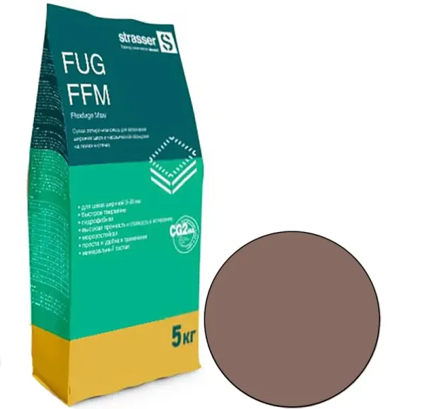 FUG FFM 29 Quick-mix Сухая затирочная смесь для широких швов 2-20 мм, шоколадный