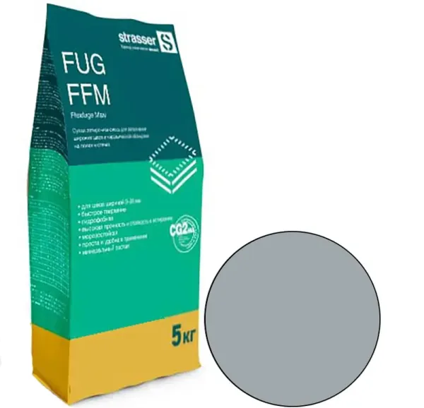 FUG FFM 03 Quick-mix Сухая затирочная смесь для широких швов 2-20 мм, серый