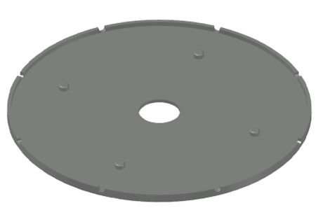 Резиновая подложка под опору HILST D210