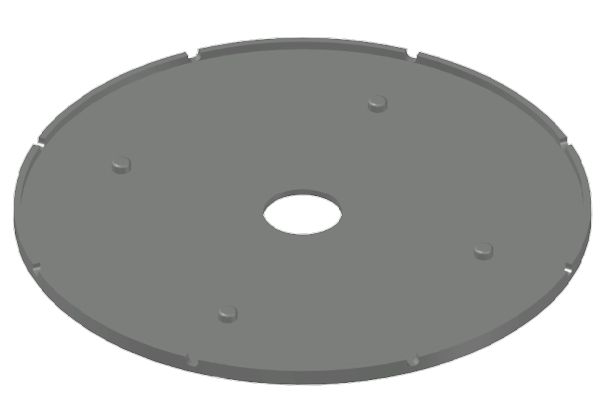 Резиновая подложка под опору HILST D210