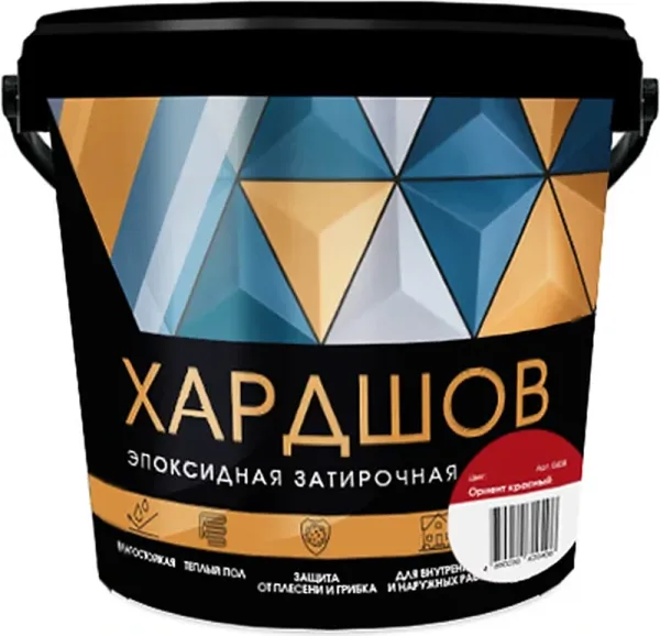 Эпоксидная затирочная смесь Perfekta Хардшов цвет 650 Ориент красный