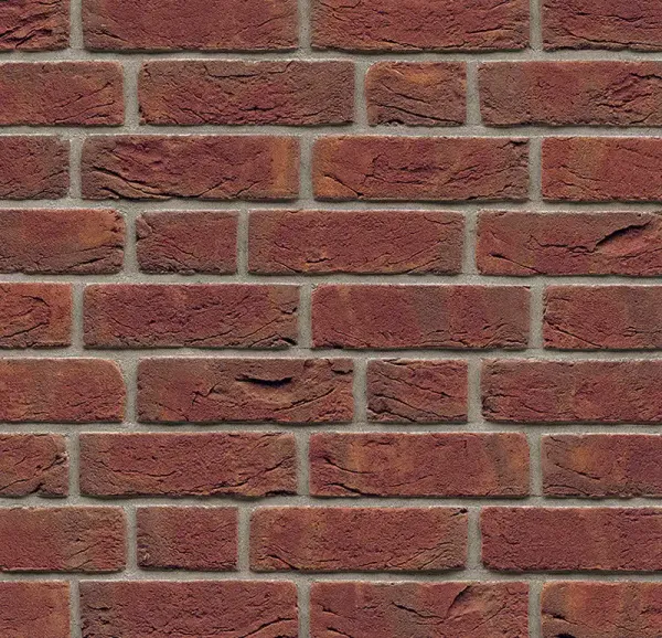 Кирпич ручной формовки Muhr №6 Niederhein rot geflammt, 215x100x65 мм