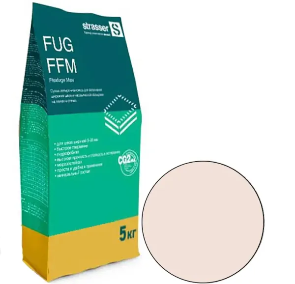 FUG FFM 12 Quick-mix Сухая затирочная смесь для широких швов 2-20 мм, сандаловый