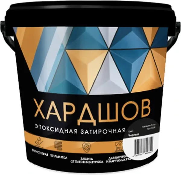 Эпоксидная затирочная смесь Perfekta Хардшов цвет 145 Черный