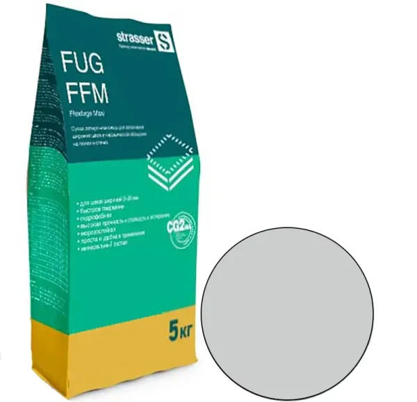 FUG FFM 04 Quick-mix Сухая затирочная смесь для широких швов 2-20 мм, светло-серый