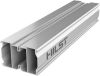 Алюминиевая лага HILST 60x40x4000 мм с 2-я доп. ребрами жесткости
