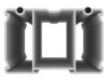 Алюминиевая лага HILST 60x40x4000 мм