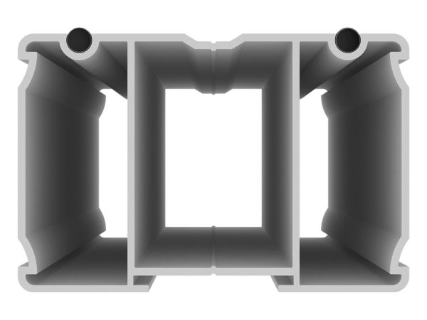 Алюминиевая лага HILST 60x40x4000 мм