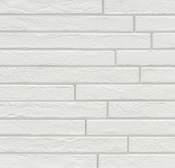 Ригельная плитка под кирпич Rondine Nolita White, 450x48x9,5 мм