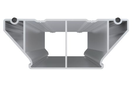 Стыковочная алюминиевая лага HILST 100x40x4000 мм