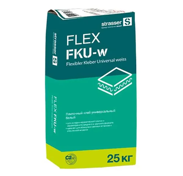 Клей универсальный strasser FLEX FKU-w белый
