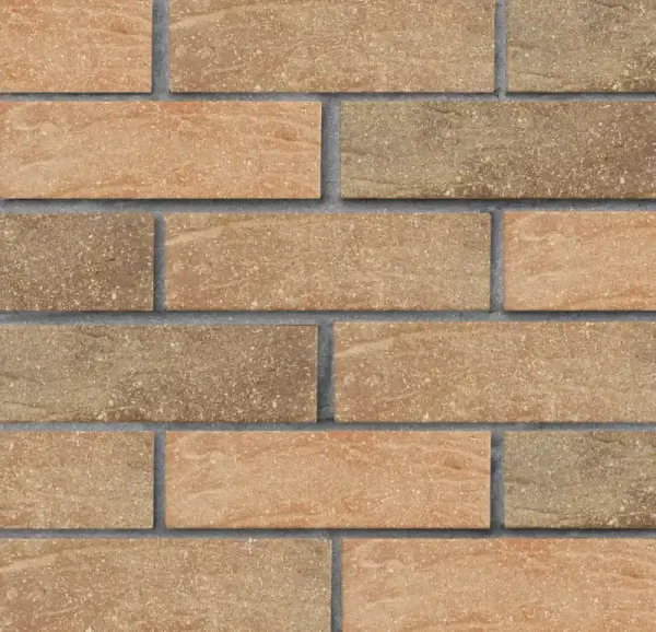 Кирпич керамический ЛСР красный флэш с пепельной посыпкой рустик, 250x120x65 мм