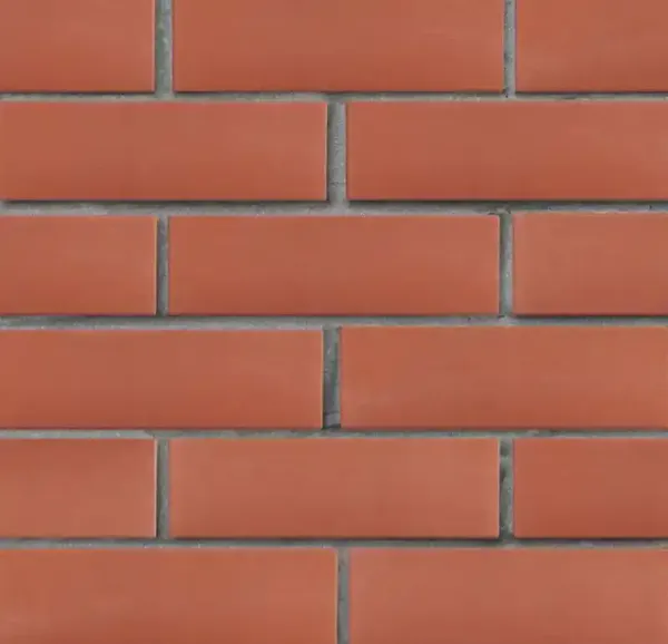 Кирпич клинкерный ЛСР красный Лондон гладкий, 250x85x65 мм