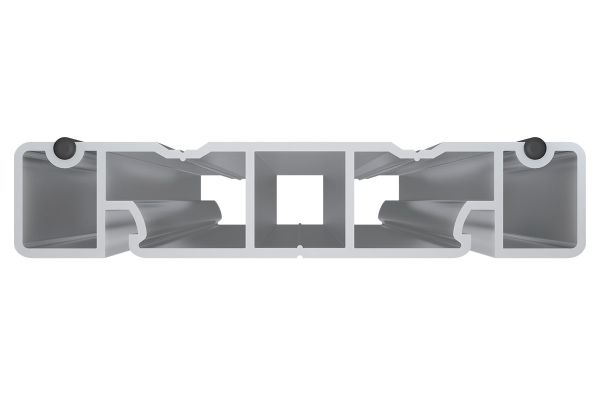 Стыковочная алюминиевая лага HILST 100x20x4000 мм