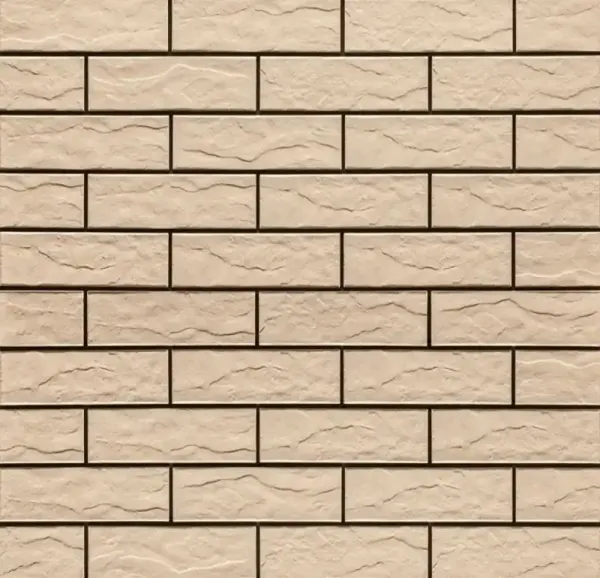 Клинкерная плитка под кирпич Cerrad Krem Rustiko, 245x65x6,5 мм