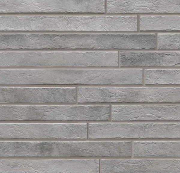Ригельная плитка под кирпич Rondine Nolita Silver, 450x48x9,5 мм