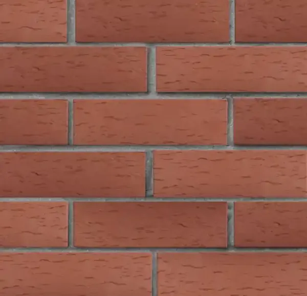 Кирпич клинкерный ЛСР тёмно-красный Эдинбург береста, 250x85x65 мм
